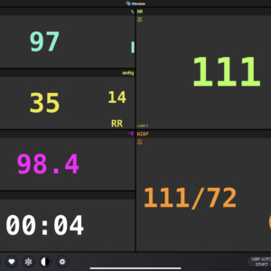 Vital Signs Screen Simulation