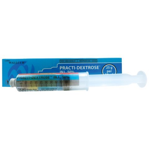 Practiブドウ糖 I.V. 25g/50mL シリンジ