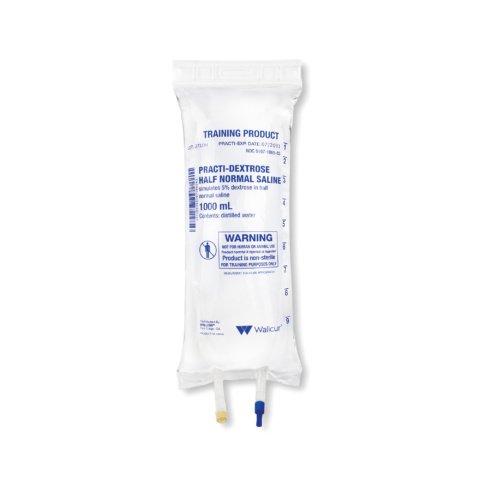 Practi5%ブドウ糖加ハーフ生理食塩液 1000mL IVバッグ