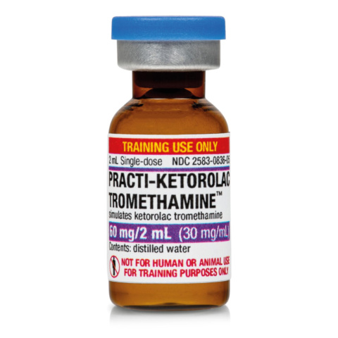 Practiケトロラク トロメタミン 60mg/2mL バイアル 40本入