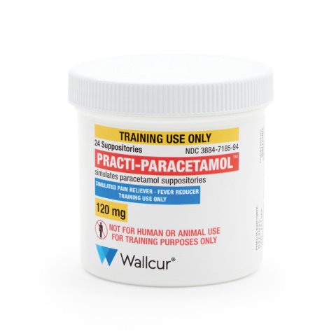 Practiパラセタモール (アセトアミノフェン) 120mg 24個入