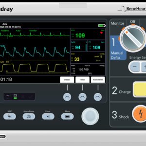 Mindray-BeneHeart-D3-Defibrillator-Screen Simulation