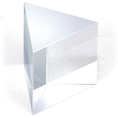 正三角形プリズム，フリントガラス，30x30mm