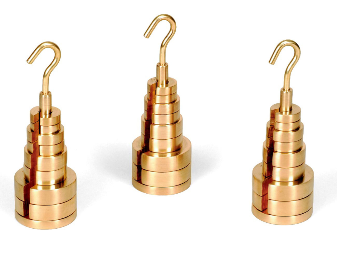 切り込み（スリット）入り分銅及び分銅ホルダ・3組 | 日本スリービー