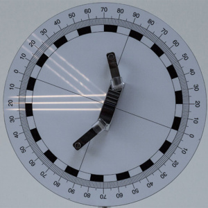 図2：平面鏡での平行光の反射