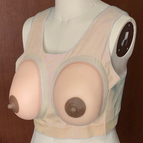 産褥乳房モデル装着型