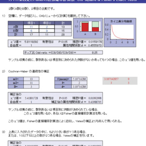 カイ二乗検定とFlasher直接確率計算法