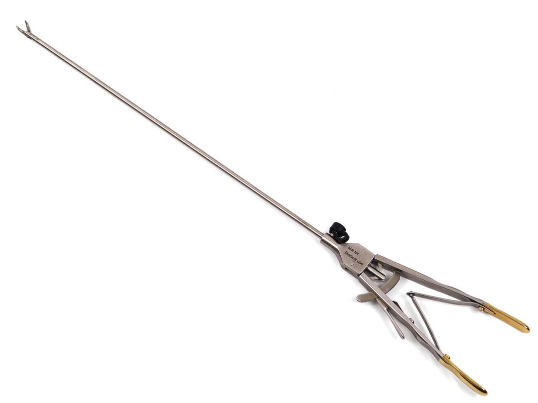 洗浄ポート付練習用持針器CNK左カーブ | 日本スリービー・サイエンティ